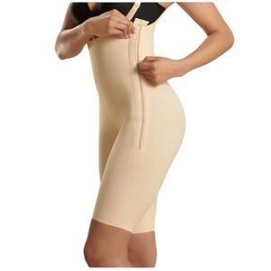 Marena Recovery Compression Reinforced Girdle Layered Panel Tummy Tuck beige 2XL